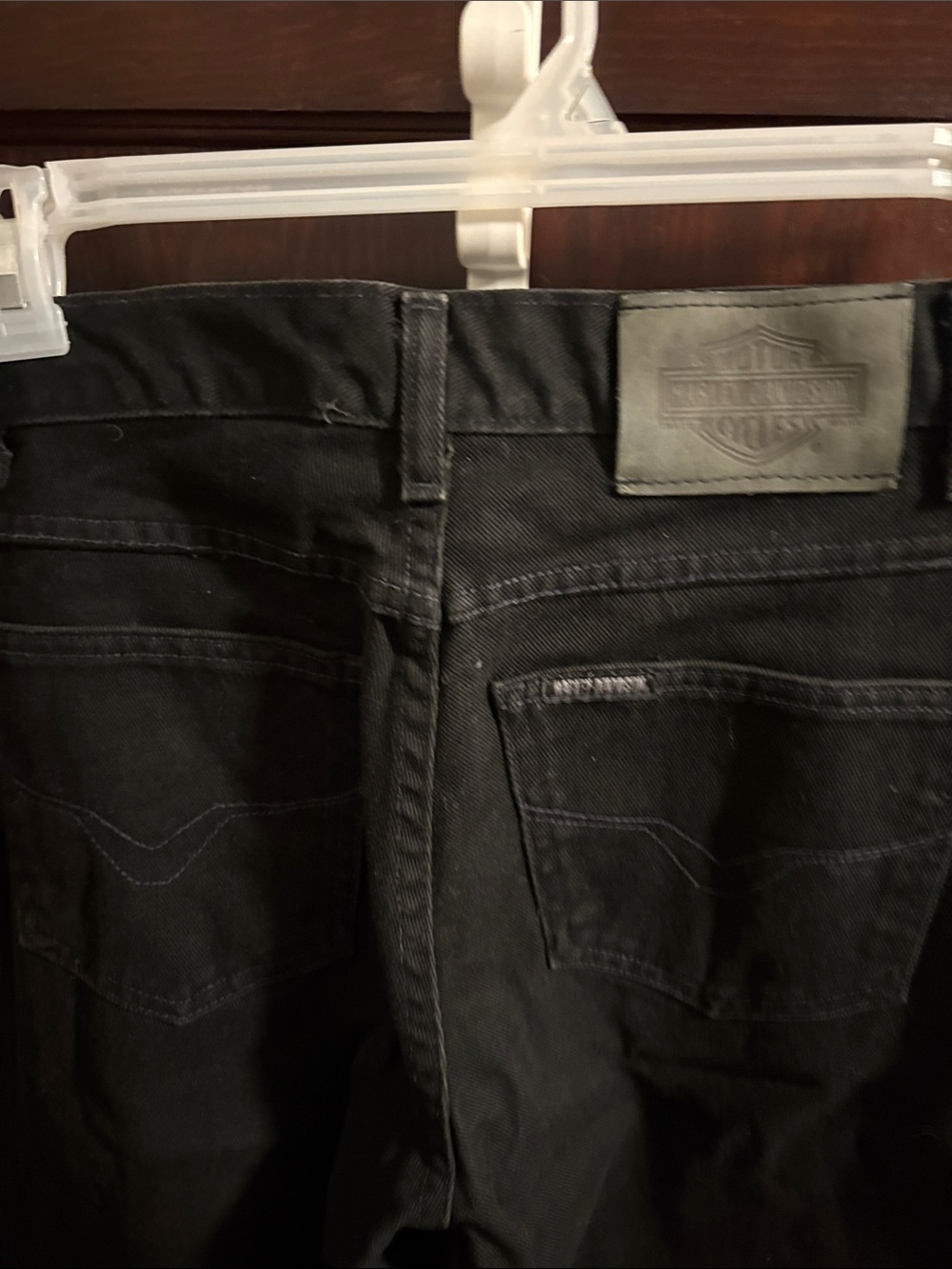 Woman Black Jeans - Harley-Davidson like new still stiff